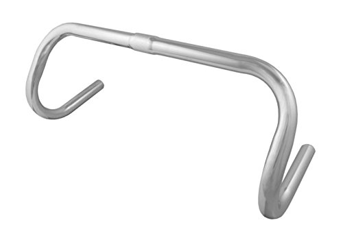 Manillar para Bicicleta de Carretera Vintage Fixie ALUMINIO Plata Plat