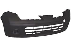 REPIAUTO Pare-choc avant à peindre avec trous anti-brouillards compatible avec Nissan Micra K12 phase 2 et 3 2005-2010