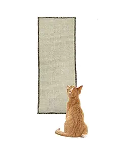 Mats Avenue Multi Use Cat Scratch Pad /Cat Scratch Mat Made of Sisal Yarn Large 30x80 cm Beige Set of 1 (Thin Sisal)