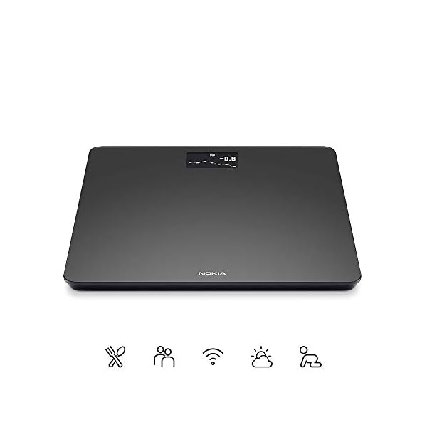 Nokia Body - Báscula WiFi medidora de IMC, negro - Imagen 3