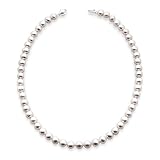 CUATRO TAMAÑOS DE PERLA DISPONIBLES: Todos los modelos miden 45 cm de largo, esta medida es ideal, queda justo por debajo del cuello, un tamaño más pequeño sería una gargantilla. Esta disponible con perlas de 5 - 5,5 mm | 6 - 6,5 mm | 6,5 -7 mm y | 7,5 - 8 mm. Nuetros collares están a la altura de las marcas de joyería más populares. La mayoría de los clientes que prueban, repiten. Te invitamos a que compares.