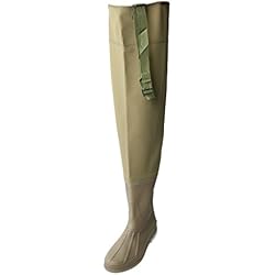 Dolity 1 Par de Botas Deportivas Altas Hip Waders Boots Comodidad Pesca Pescador Accesorio - marrón 2, 43