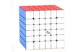 TAOLELE Cubo de Velocidad, YJ MGC 6x6 Speed Cube Magic Cube Profesión Cubo Magnético Rápido Sin Pegatinas Giros Más Rápidos Rompecabezas 3D Juguetes