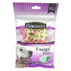 Goodies Energy Treats Bone Shaped for Dogs 125 g (pack of 2)