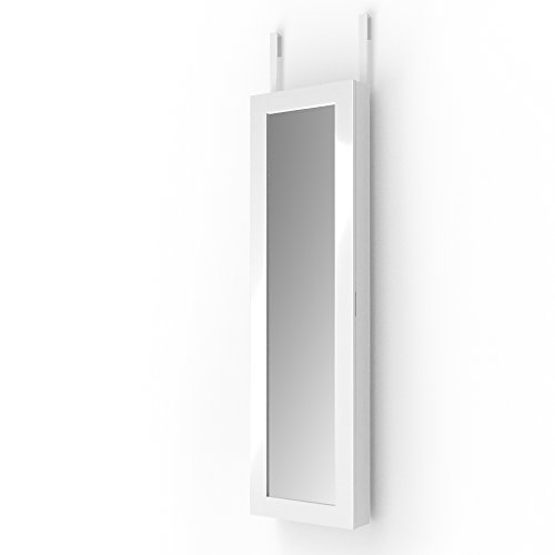 Schmuckschrank Spiegelschrank Hängeschrank Türmontage/Wandmontage Schmuckkasten Wandspiegel Lea - 3