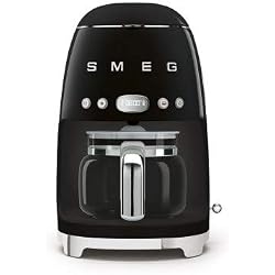 Smeg - dcf02bleu - Cafetière filtre programmable 10 tasses 1050w noir années 50