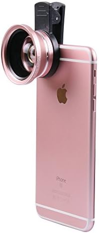 Prweyn® Universal Professional HD Camera Lens Kit for iPhone 7 / 6 / 6s / 6s Plus / 5 / 5s / 4 / SE / Samsung, Mobile Phone (0.45x Super Wide Angle Lens, 12.5x Super Macro Lens)