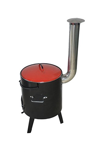 Preisvergleich Produktbild Green Yard Emallierter Eintopf Ofen Set Gulaschkessel Gulaschkkanone