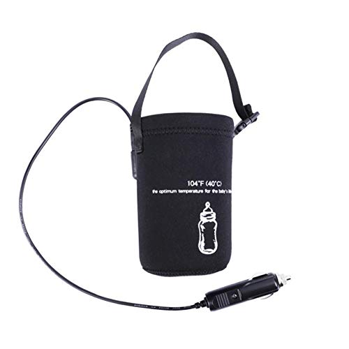 Preisvergleich Produktbild Leo565Tom Babyflaschenwärmer USB-Flaschenwärmer Babyflaschenwärmer 12V Sicher Konstante Temperatur Auto Milchwärmer Tragbare und einfache Bedienung