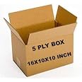 Cavalry 16x10x10 Corrugated Cardboard Shipping Boxes Mailers - 5 To 100 Pcs