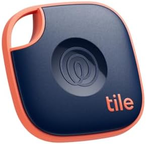 Life360 Tile - Localizzatore, cerca oggetti e tracker Bluetooth per chiavi, borse e altro. Trova telefono. Compatibile con iOS e Android. Pacchetto da 1 (Navy Blaze)