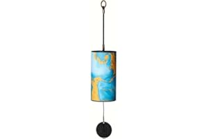 ARTISANSHOW 9 Notes 4 Chord Healing Harmony Wind Chimes - Soothing Healing & Meditation Sound, Perfect for Bedroom, Balcony, Outdoor Decor and Outdoor Decor (Blue - Dm Chord D F A G)