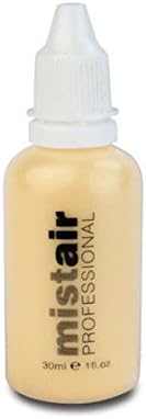 MISTAIR PROFESSIONAL HD SILICONE AIRBRUSH MAKE UP CORRECTOR - EARTH YELLOW 30ml