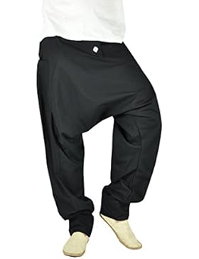 Bequeme Haremshose für Männer als alternative Kleidung und Aladinhose in Ethno Mode von virblatt M - XL – Freudentanz