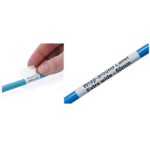 Prolab P08/5012L - Etiquetas autoadhesivas para láser (50 mm x 12 mm)