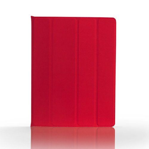 Schutzhülle für iPad 4, 3 & 2 SoftSkin Schutzhülle mit Sleep Wake up/Smart Cover Funktion rot - 4