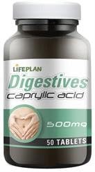 Caprylic Acid 50 tabs by Lifeplan