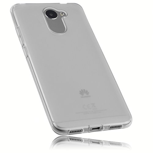 Preisvergleich Produktbild mumbi Schutzhülle für Huawei Y7 Hülle transparent weiss