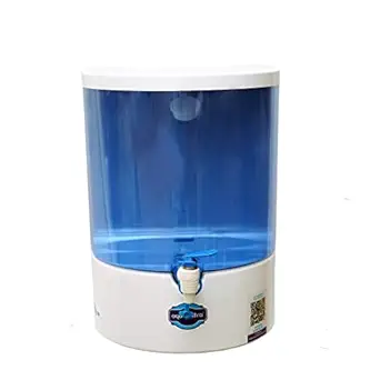 AQUAULTRA Dolphin 5 stage Purification 14 Liter RO + Active copper + Activated Carbon technology Water Purifier Filter For Home Office white and blue