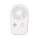 Produktbild ROIY Mini Fan Für Schreibtisch Mini Fans Batteriebetriebene Handheld Tragbare USB Lade Mini Fan Neue Tragbare Student Office Kleine Fan Weiß 13,1 * 7,8 * 2,2 cm