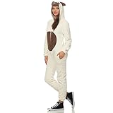 verschiedene Tiermotive 99N123 LBB Damen Jumpsuit Einteiler Overall Tier Anzug Hund Mops Gr S