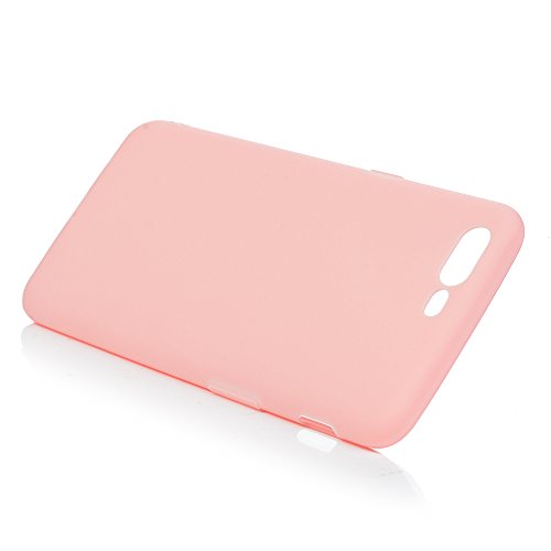 KASOS Funda One Plus 5  Carcasa One Plus 5 Case Silicona TPU Blanda - Color Rosa
