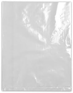 Elkay Plastics 20F-1630 2 mil Low Density Flat Bag, 16" x 30", Clear (Pack of 500)