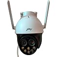 Global Infotech ACE PRO 4MP 4G Sim Based Pan & Tilt 10X Combined Zoom Dual Lens Outdoor Wireless Smart CCTV Security Camera | Two Way Audio | Motion Detection | Night Vision