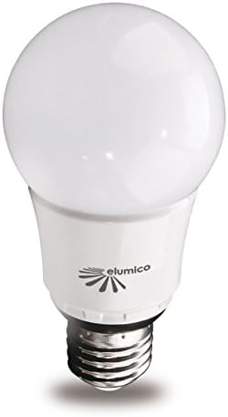 elumico 260° LED Spotlight Bulb 4000 K (neutral white), Colour: White, Lens: frosted glass, bulb socket: E27, Lumens: 540Lm CE / RoHs -, 2 year warranty