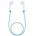 Price comparison product image Efanty AirPods Strap, Soft Silicone Anti-lost Wireless Airpods Strap White iPhone Airpods Wireless Bluetooth Earphones Neck Rope Connect Strap (blue)