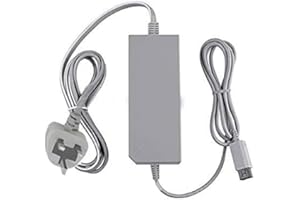WICAREYO Power Supply AC Power Adapter Charger UK Plug Cable,Compatible for Wii Console