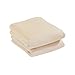 Cuddles Collection Pram Flannelette Sheets (Cream, Pack of 2)
