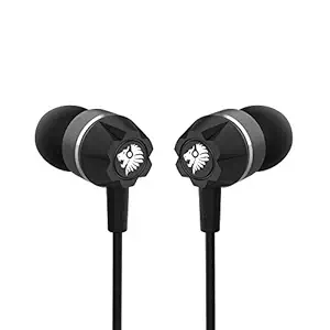 One Roar Den 200 Wired In Ear Earphone with Mic (Black)