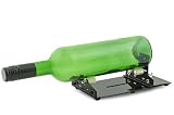Glass Bottle Cutter con 3 'Japan Carbide Wheels' que pueden cortar las botellas de cristal gruesas de 2-8 milímetros así que usted puede crear una botella de cristal con las velas verdaderas, las luces de batería o el otro Decoraciones en ella.