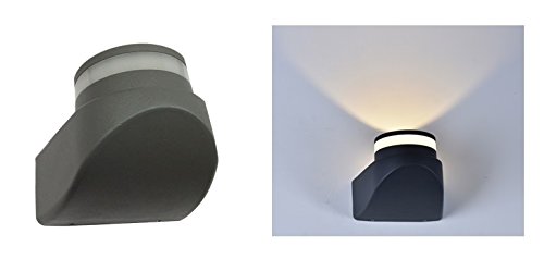 Digilamp 6601 Aplique Exterior Led 5 W, Gris