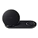 Produktbild bingT 2 in 1 Wireless Charger, Fast Wireless Charger, Ladegerät Wireless Charging pad, Schnelles drahtloses Ladegerät, Tragbares drahtloses Kabelloses Ladestation für Samsung S2/S3 Watch (Schwarz)