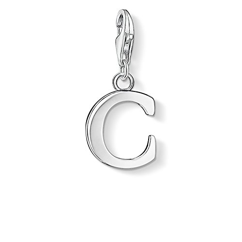 Thomas Sabo Damen-Charm-Anhänger C Buchstabe Charm Club 925 Sterling Silber 0177-001-12