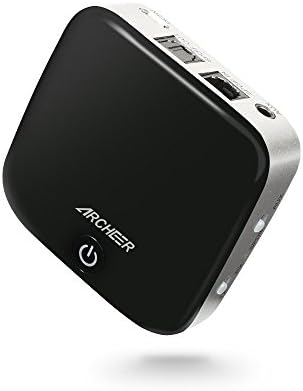 Tsumbay Transmitter Receiver Bluetooth 4.1 3.5mm AUX wireless Audio Adapter for TV Home &amp; Car Stereo Sound System aptX Low Latency