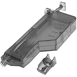 Airsoft Plastic 155 Count Round Speed Loader For 6mm BB Pellets (155 tours-noir)