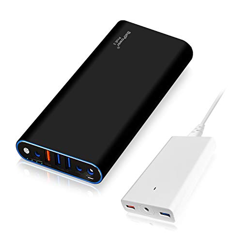BatPower ProE 2 EX10B Power Bank Batterie Externe Batterie Portable pour Apple Macbook Pro Macbook Air Mac Retina 2006-2015 Laptop, QC 3.0 Ports USB Charge Rapide pour Tablette et Smartphone -148Wh