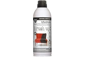 SIMPLYSPRAY Brush up! Spray - permanente Textilfarbe zum Sprühen Möbel Stofffarbe auf Wasserbasis (Nacht Schwarz - Midnight Black)