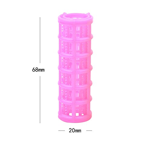 CkeyiN ®12 Stück Kunststoff DIY Hair Styling Roller Curler Clips , 20x68mm (D * H) - 6