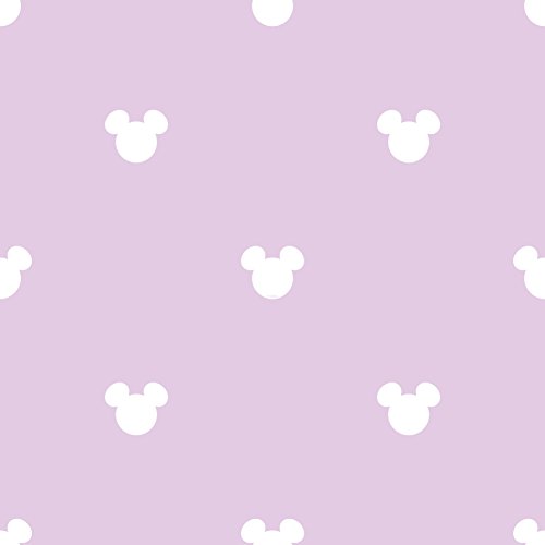 Galerie Official Disney Mickey Mouse Logo Muster Cartoon Kinder Tapete - Pink MK3015-4