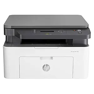 HP Laserjet 136a Laser Monochrome Print, Scan, Copy with USB Connectivity, Compact Design, Fast Printing