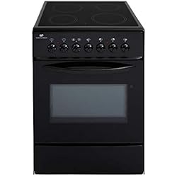 Continental edison cvmc6060b - cuisiniere table vitrocéramique- 4 foyers-1700w- four électrique- catalyse-61l-a-l60xh85cm-noir