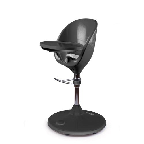 Brother Max Scoop Highchair (Black with Grey Seat Insert)