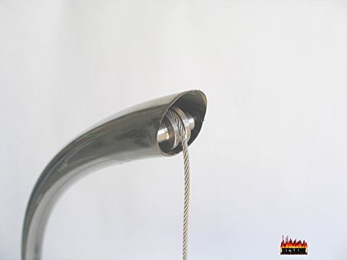 HESANI 10360-1+60 cm chrom Schwenkgrill Grill Grillarm aus Edelstahl Grillrost Feuerschale Feuerkorb - 4