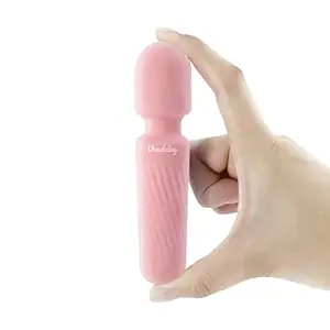 Vandelay Battery Powered Mini Mate Massager - Wireless & Waterproof - Personal Body Massager (Pink)