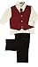 Four Piece Boys Suit Age 0 to 14 Years £17.25 (Age 2, Black and Mauve)