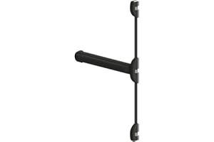 Dom-metalux - Serrure barre Antipanique Touch Bar 3 Points lateraux DOM Metalux Couleur - Noir, Dimension - 1170 mm